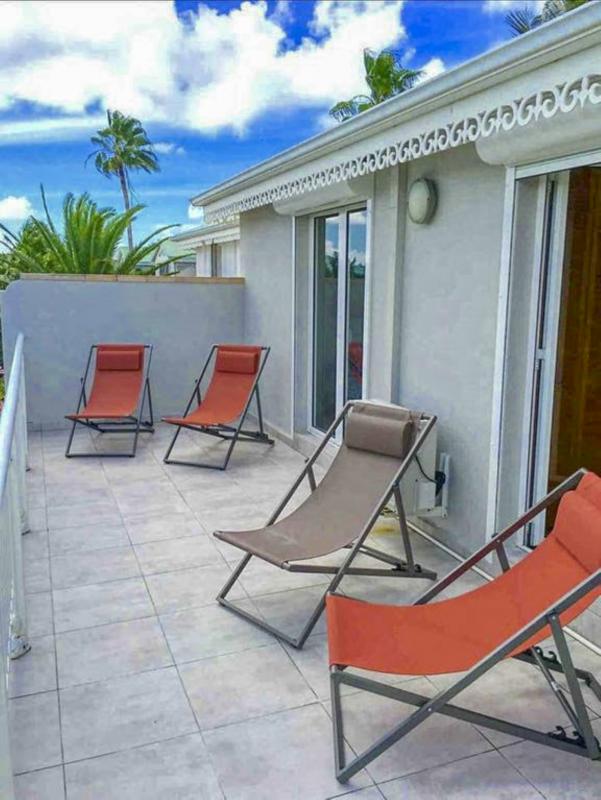 Location villa 3 chambres Baie Orientale Saint Martin-terrasse-14